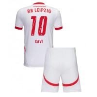 Echipament fotbal RB Leipzig Xavi Simons #10 Tricou Acasa 2024-25 pentru copii maneca scurta (+ Pantaloni scurti)